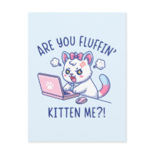 Zijn jullie me nou aan het kitten - Grappige kat k