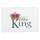 Zijn koningin Haar koning Kussensloop (Voorkant-Rechts)