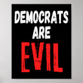 Zijn kwaadaardige Donald Trump 2024 Neem Amerika t Poster (Voorkant)