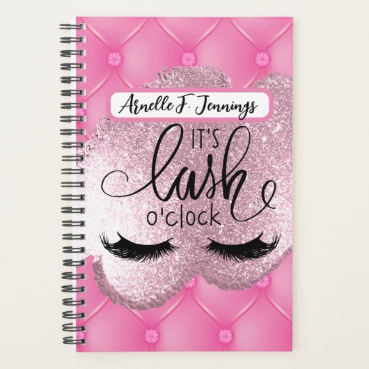 Zijn laatste uur | Lash Tech Typography Planner (Voorkant)
