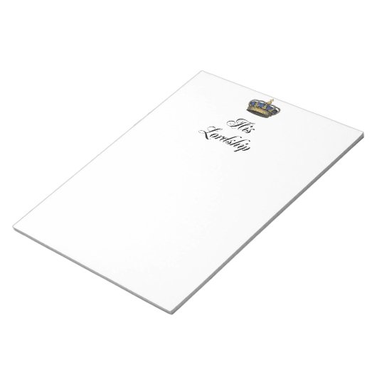 Zijn leidinggevende notitieblok (Schuin)