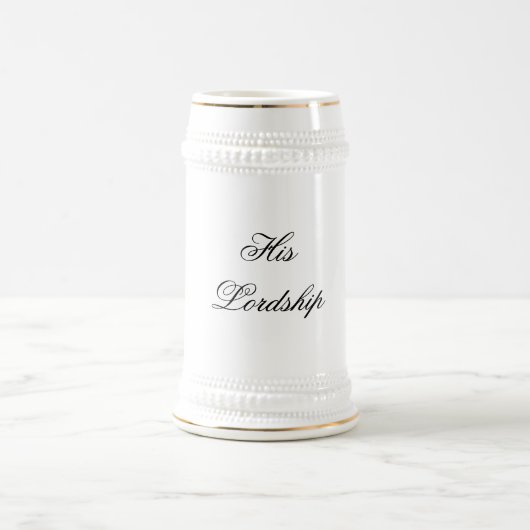 Zijn leidingschip Beer Stein Bierpul (Center)