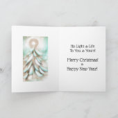 “Zijn Licht” Kerstmis Kaart (Binnen)
