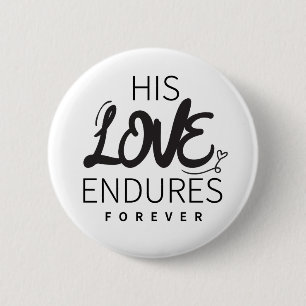 Zijn Liefde Evangelie Graphics Jezus Art God's Eed Ronde Button 5,7 Cm