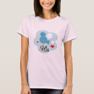 Zijn liefdesvogel met T-shirt aanpassen