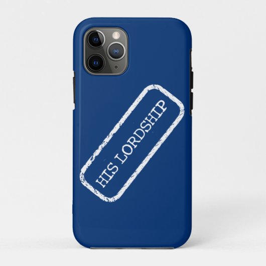 "ZIJN LORDSHIP" Case-Mate iPhone CASE (Achterkant)