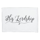 "ZIJN LORDSHIP EN HAAR LADYSHIP" KUSSENSLOOP (Voorkant-Links)