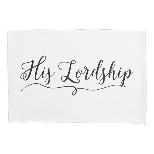 "ZIJN LORDSHIP" KUSSENSLOOP (Voorkant)