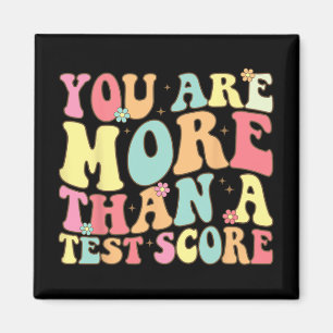 Zijn meer dan een test score Groovy leraar test da Magneet