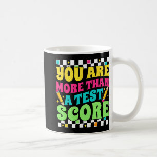 zijn meer dan een test score test dag leraar teste koffiemok