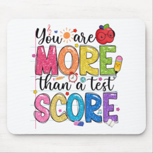 zijn meer dan een testscore testdag testen leraar muismat