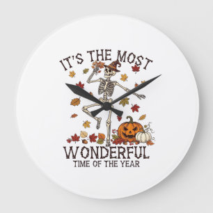 Zijn Meest Wonderbaarlijke Dansende Skelet Hallowe Grote Klok
