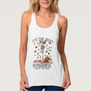 Zijn Meest Wonderbaarlijke Dansende Skelet Hallowe Tanktop