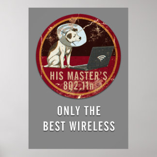 Zijn meester is 802.11n poster