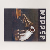 Zijn meester Nipper The Dog Legpuzzel (Horizontaal)