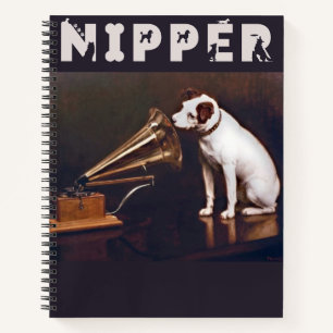 Zijn meester Nipper The Dog Notitieboek