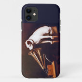 Zijn meesterstem, Francis Barraud Case-Mate iPhone Case (Achterkant)