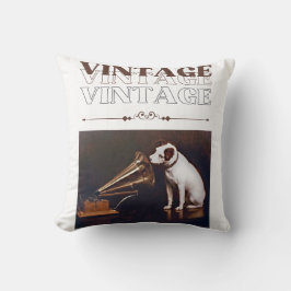 Zijn meesterstem  gestapeld kussen