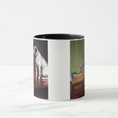 Zijn meesterstem kleur mok (Midden)