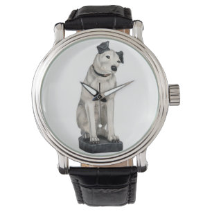 Zijn meesterstem signatuur Nipper The Dog Horloge