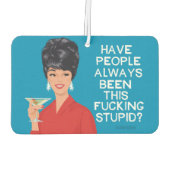 Zijn mensen altijd zo dom geweest? luchtverfrisser (Achterkant)