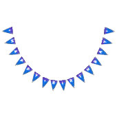 Zijn moderne koninklijke gelukkige verjaardag bunt vlaggetjes (Alle)