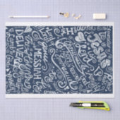 Zijn naam wordt tissuepapier (Craft)