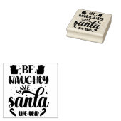 Zijn Naughty Kerstrubberstempel Rubberstempel (Gestempeld)