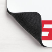 Zijn niet-uitgesproken Es-Ram Muismat (Hoek)