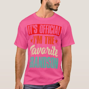 Zijn officiële ik ben de favoriete kleinzoon t-shirt