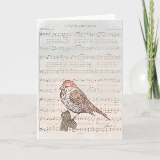 Zijn oog is op de mus kaart