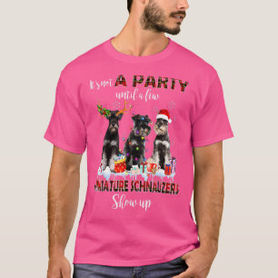 Zijn partij is geen partij tot een paar miniatuurs t-shirt