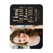 Zijn plannen Afstuderen kondiging Magnet Magneet (Verticaal)