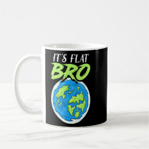 Zijn platte bro - platte aarde koffiemok