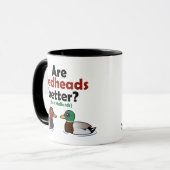 Zijn Redhead beter? Mok (Voorkant links)