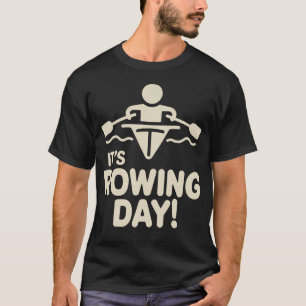 Zijn Roeidag Bemannings Team Boot Water Sport Rega T-shirt