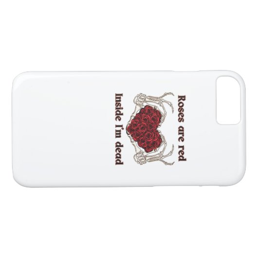 Zijn rood Ik ben dood Klassiek Case-Mate iPhone Case (Achterkant (Horizontaal))
