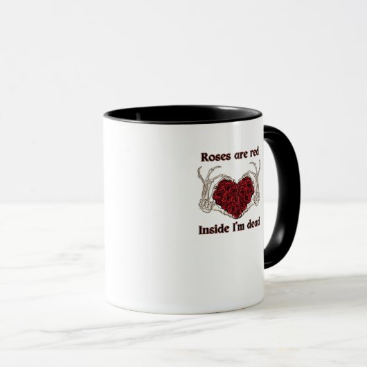 Zijn rood Ik ben dood Klassiek Mok (Voorkant rechts)