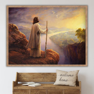 Zijn Schepping, Jezus Christus Schilderij, Jezus P Poster