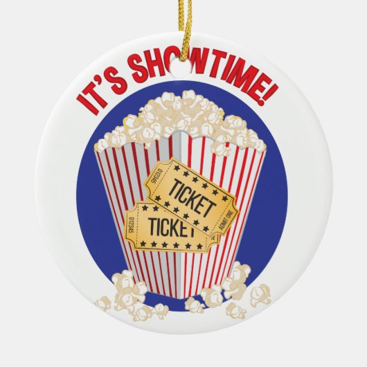 Zijn Showtime Keramisch Ornament (Voorkant)