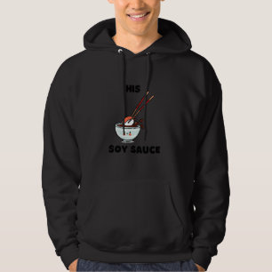 Zijn sojasaus bijpassend stel schattig foodie sush hoodie