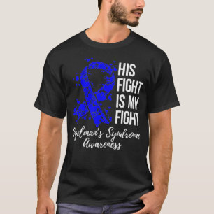 Zijn strijd is mijn 'Fight Angelman Syndrome' bewu T-shirt