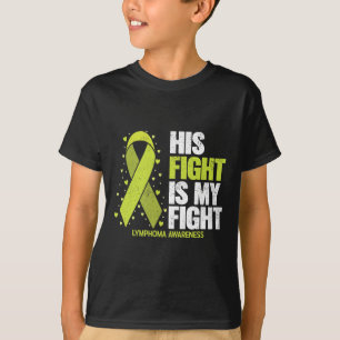 Zijn Strijd Is Mijn Strijd Bloedkanker Lymfoom Bew T-shirt