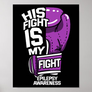 Zijn Strijd Is Mijn Strijd Epilepsie Aanval Neurol Poster
