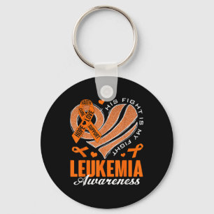 Zijn Strijd Is Mijn Strijd Leukemie Bewustzijn Har Sleutelhanger