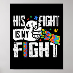 Zijn strijd is mijn strijd om het bewustzijn van a poster