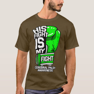 Zijn strijd is mijn strijd tegen de grillen. t-shirt
