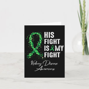 Zijn strijd is mijn strijd tegen de groene ribbon kaart