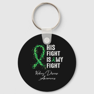 Zijn strijd is mijn strijd tegen de groene ribbon  sleutelhanger
