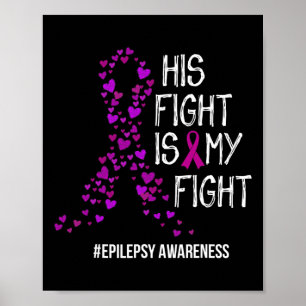 Zijn strijd is mijn strijd tegen epilepsie poster